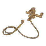 Brass Shower European Antique Simple Wall Mount Handheld Shower Set with Accessories for V1294-YM0521-3112220097011