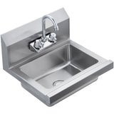 VEVOR 17"x12.8" Commercial Hand Wash Sink Wall Mount Basin Stainless Steel NSF V952-SYXSPWDSB1410KV62V0