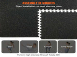 EVA Interlocking Foam Mats, 0.56 in Thickened 25 Pcs Puzzle Rubber Tiles, 24 x 24 in Exercise V952-HSXJDDHDHDBDD09O9V0
