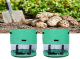 2PCS 10 Gallon Potato Plant Grow Bag Breathable Non Woven Fabric Planter for Indoor Outdoor Planting V1294-YM0901-3111200194411