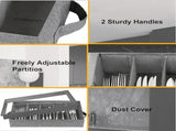 Flatware & Utensile - Silverwaree Box with Adjustable Divider, 5 Compartment Flatware V1370-AZ4-13573