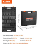 Impact Socket Set 43 Piece Impact, Standard Socket Assortment, Drive Socket Set 6-Point V952-CJTT43PC12INZJ001V0