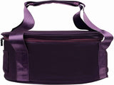 10 Inch Purple Padded Carry Bag, Polyester Case with Handle Front Pocket for Yoga Travel V1188-MS-721-279