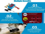 Remote Battery Disconnect Switch 12V 240A, Kill Switch for Car RV Boat Truck, Anti-Theft Smart V1369-AZ3-W-12616