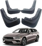 Mudguards for Volvo V60 MK II Estate 2019-2021, Molded Front and Rear Splash Guards, Semi-Rigid ABS V1189-LC-QP-00620