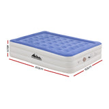 Weisshorn Air Mattress Queen Inflatable Bed 46cm Air bed Cube AMAT-CUB02-46-Q-BLWH