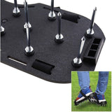 1 Pair Lawn Aerator, Lawn Scarifier Scarifier Spiked Shoes with Adjustable Straps, Universal Indoor V1237-ZY-715-150
