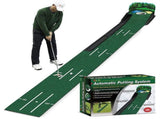 Golf Putting Mat, Dual Hazard Putting Mat, Boasts Genuine Green Speed and a Wrinkle, Indoor&Outdoor V1369-AZ3-W-09683