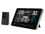 Digital Indoor Outdoor Thermometer Hygrometer Color Display Touch Screen Weather Forecast Station V1294-YM0901-3111260013711