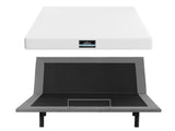 Artiss Queen size bed frame & Giselle Bedding Mattress Queen Combo, adjustable bed Base for Snoring EAB-8183-PURE-20-Q