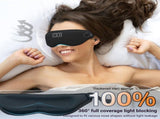 3D Bluetooth Sleep Eye Mask Black V1221-3D-BLUETOOTH-SLEEP-EYE-MASK-BLACK