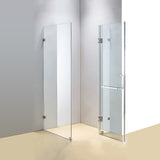 1200 x 1000mm Frameless 10mm Glass Shower Screen By Della Francesca V63-831221