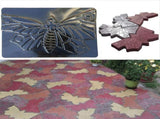 Path Maker Butterfly Stepping Stone Mold Concrete Cement Brick Mould for Park Garden Black Patio V1192-AZ-W-22565