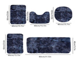 Tyidzon 5Pc Bath Mats for Bathroom, Quick-Dry Bathroom Rugs Sets Washable Non-Slip Bath Mat Ultra V1189-LWWAL-20260325-01105