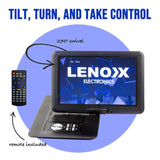 15.4" Swivel Portable DVD Player & Screen, Rechargeable Entertainment V196-PDVD1500