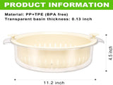 Kitchen Bowl Set 2 in 1 Fruit Vegetable Washing Foods, Large Plastic Double Layered V1192-AZ-W-16940