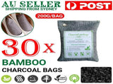 30PCS Air Purifying Bags Activated Bamboo Charcoal Freshener for Car Home Shoes 200g V201-BBZ2021DG8AU6