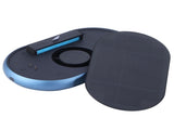 Blue Solar Air Purifier Aluminum Alloy USB Charging Car Air Cleaner for Home Car Living Room V1294-YM0901-3113210061011