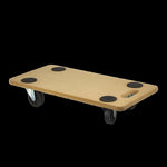 200kg Heavy Duty Hand Dolly Furniture Wooden Trolley Cart Moving Platform Mover V63-837191