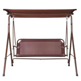 VEVOR 3-Person Patio Swing Chair, Outdoor Patio Swing with Adjustable Canopy, Porch Swing with V952-TJQQ68INX44IRJNFTV0
