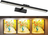Wireless Picture Lights for Wall, Battery Operated Wall Light for Painting Rechargeable CCT V1171-CB-BOM000967