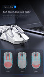 High-Performance Tri-Mode Wireless Gaming Mouse - 22000 DPI, Rechargeable, with RGB Charging V888-ELOSUNG35678