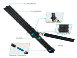 Baseball LED Flashlight Rechargeable Zoom Police Security Torch Baton Lamp Light V201-W13349285