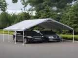 Samland Portable Carport Garage Shelter Canopy Double Size 18x20FT V1060-PGD1386A+B+C