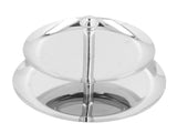 Fruit Tray Stainless Steel 2 Layers Multifunctional Durable Self Service Cupcake Stand for Home V1294-YM0710-3118210271911