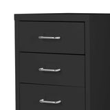 Levede 8 Drawer Office Cabinet Drawers Black HO0403-8-BK_NZ