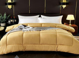 Quilted Down Blanket 150x200cm All Season Lightweight Soft Warm Machine Washable Four Season Bed V1192-AZ-W-21663