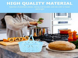 8Pcs Multi Functional Plastic Vegetable and Fruit Storage Baskets with Sturdy Handles V1369-AZ3-W-16815
