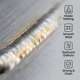 E4043 Aluminum Welding Rods, Low Temperature Easy Melt Shielded Arc Welding Electrodes for DIY V1366-AZ2-W-15126