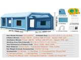 Inflatable Paint Booth 23x13.1x9ft Inflatable Spray Booth 750W480W Blower V952-CQSPQFLSKCGLKCDG9V3