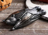 Plant Pot Hanger Bat Decoration, Resin Flower Pot and Vase Planter Hanger with Hanging Bat V1366-AZ2-W-23972