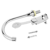 G1/2" Bathroom Laboratory Basin Sink Foot Pedal Faucet Medical Hot Cold Copper Pedal Water Tap V1294-YM0901-JY24019