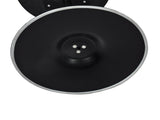 Levede 2x Round Bar Table Pub Tables Black CH1103-2-BK