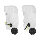 2Pcs Trimmer Fuel Tank Brushcutter Gas Tanks with Pipe Replacement for 34 Brush Cutter V1294-YM0714-3111210374011