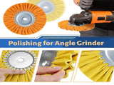 8 Inch Airway Buffing Wheels Aluminum Wheel Polishing Kit in Diameter 5/8 Arbor Hole, Compound and V1259-DP01-A-1190
