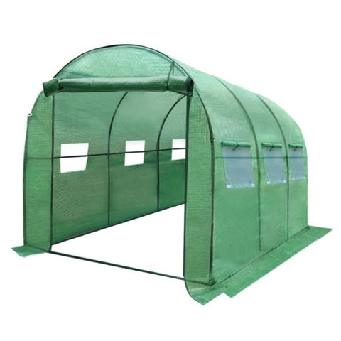 Green Fingers Greenhouse 3x2x2M Walk in Green House Tunnel Plant Garden Shed Dome GH-WALK-30X20-GR