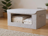 Wzzjkit Clothes Storage Bins, Foldable Storage Bin for Clothes, Clothing Storage Bins with Lid, V1189-LWWAL-20260325-01444