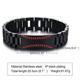 NNEOBA Premium 15.5mm Oyster Style Stainless Steel Bracelet V728-4000954709278-15.5MM-NO-ENGRAVING