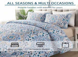 Tasteful Quilted Bedspread and Pillowcases Set Subtle Sophistication for Your Space - Queen size V745-MAC080372Q13U