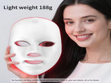 7-Color Facial Mask Device with USB- Light Beige Care, Portable Face Mask Machine for Home Use, 7 V1105-YAHL-01