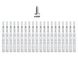 Drawer Slides, 20 inch, 10 Pairs Full Extension Ball Bearing Cabinet Rails, 100 LB Load Capacity V952-CZCJCTDG100LPZMLNV0