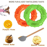 2 pcs Dog Chew Toys, Durable Rubber Ring Dog Toy, Dog Teeth Cleaning Toy For Large And Medium Dogs V1188-MS-227-2203