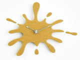 Creative Splatter Design Wall Clock - Silent Movement, Modern Decorative Timepiece V888-ELOSUNG35426