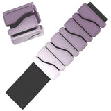 Weighted Silicone Wrist Bands Adjustable for Exercise Fitness & Strength Purple V1308-DSZKI-276-2