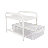 Cup Storage Organizer Shelf 2 Tier Pull Out Countertop Organizer Multifunctional Desktop Storage V1294-YM0710-3117230264112