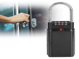 Outdoor Waterproof Hanging Zinc Alloy Password Key Safe Box Storage Lock Box for Home FactoryBlack V1294-YM0901-3117200141112